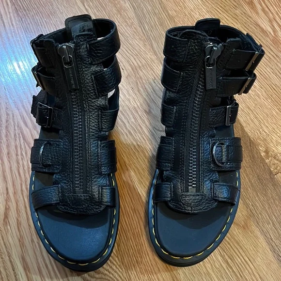 New Dr Marten Olson Sandals Black size 7 NEW - Picture 6 of 14